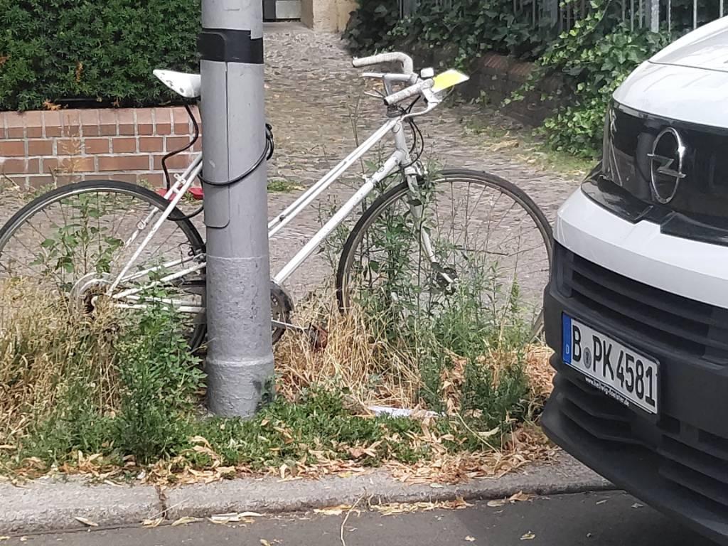 Foto zur Meldung: Abfall - Schrottfahrräder liste