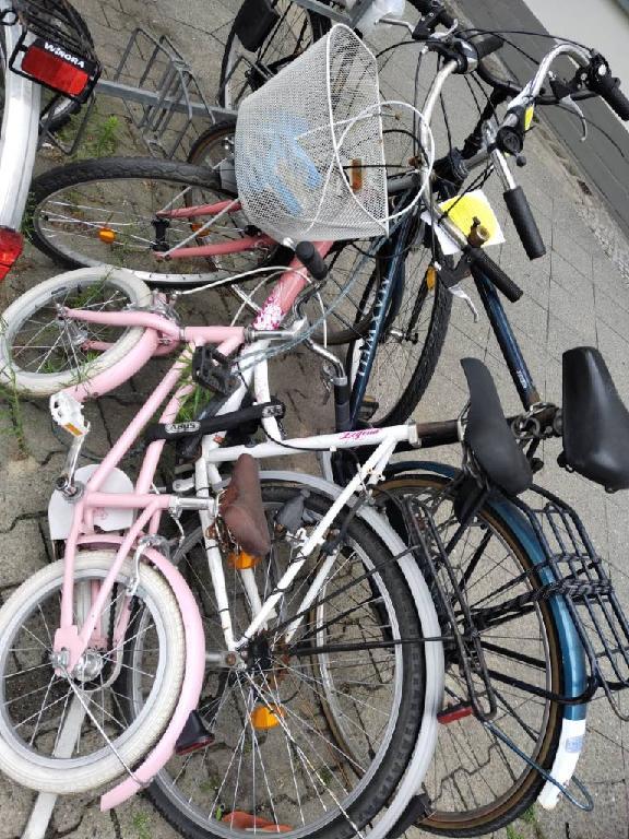 Foto zur Meldung: Abfall - Schrottfahrräder liste