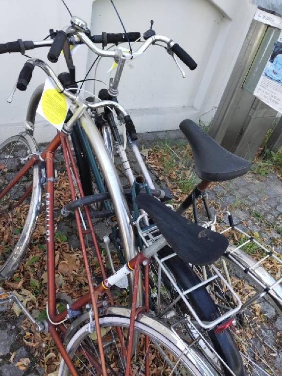Foto zur Meldung: Abfall - Schrottfahrräder liste