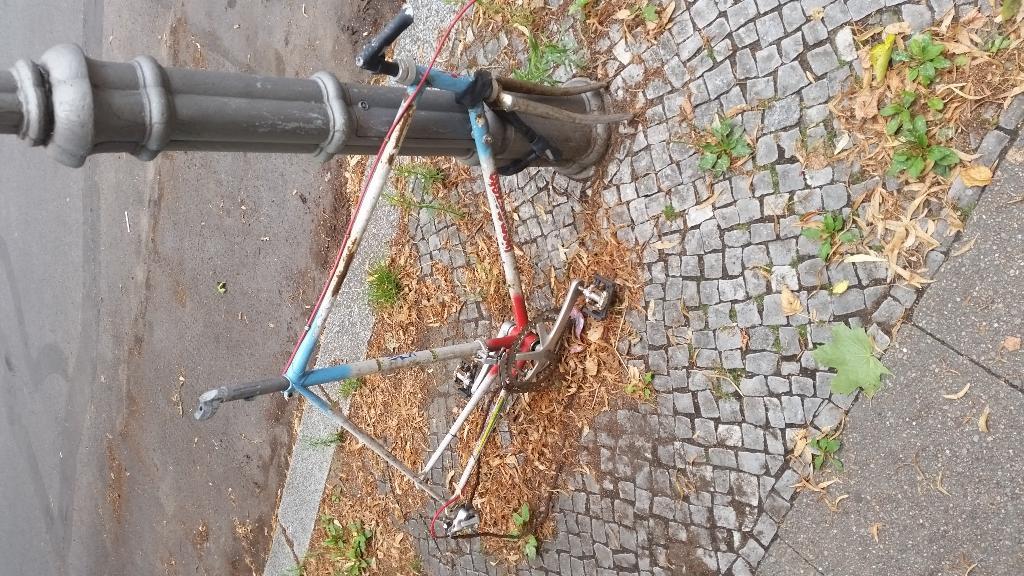 Foto zur Meldung: Abfall - Schrottfahrräder Pr.
