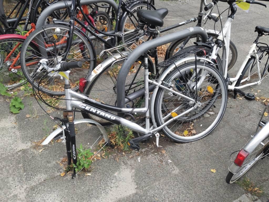 Foto zur Meldung: Abfall - Schrottfahrräder liste
