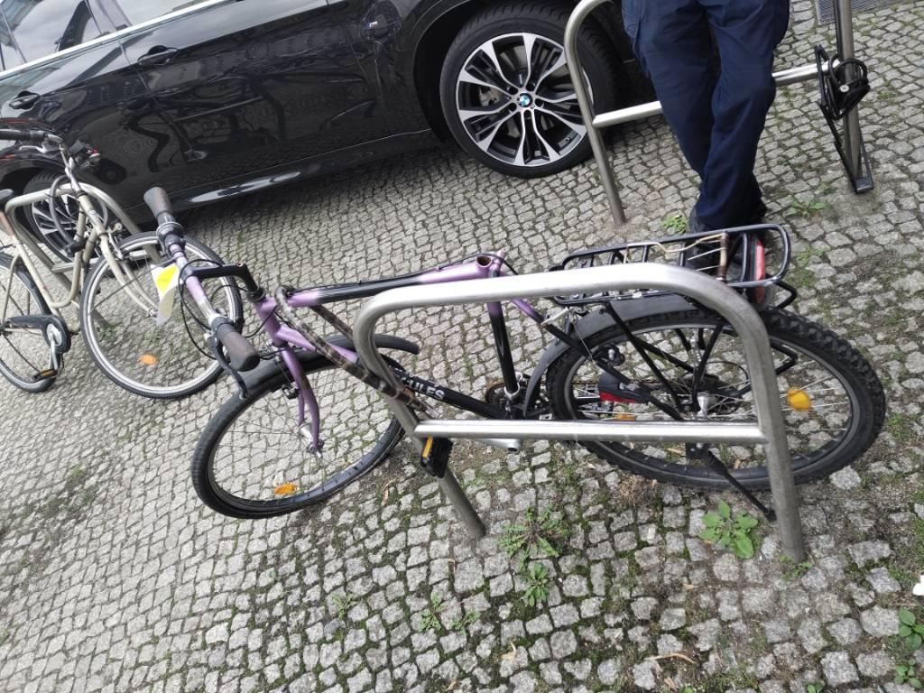 Foto zur Meldung: Abfall - Schrottfahrräder liste