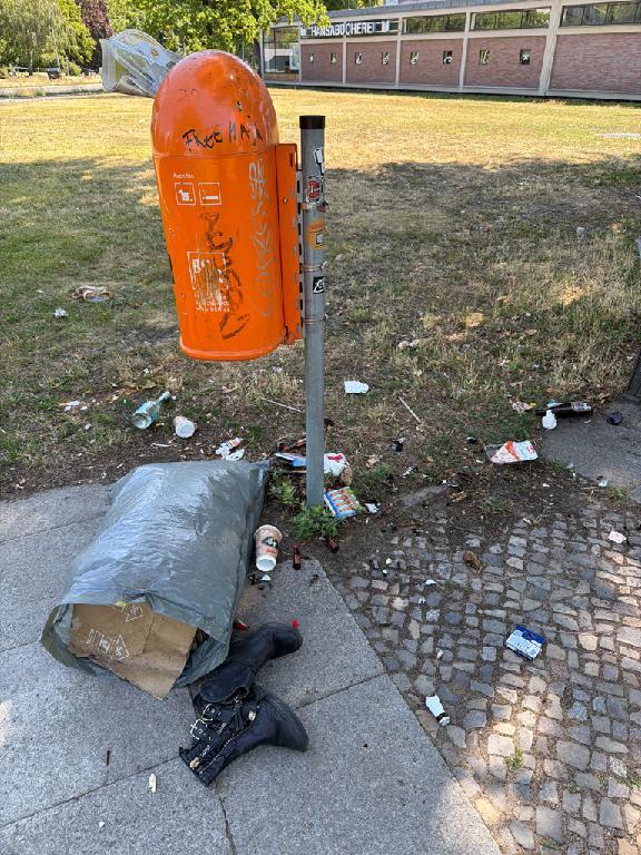 Foto zur Meldung: Abfall - Papierkörbe