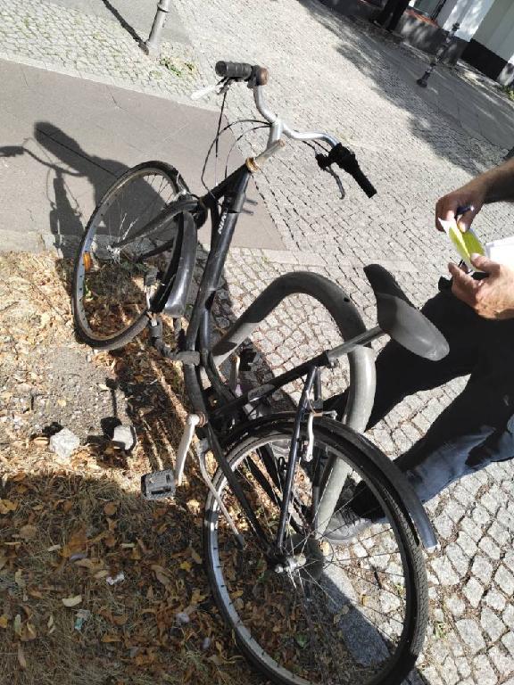 Foto zur Meldung: Abfall - Schrottfahrräder liste