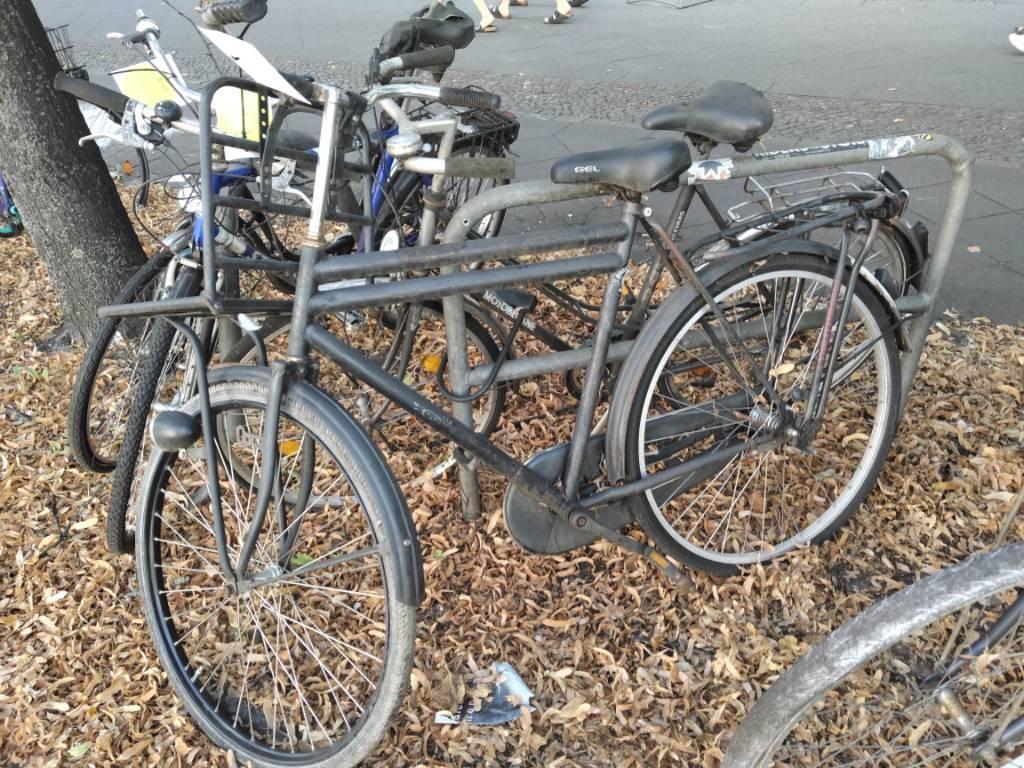 Foto zur Meldung: Abfall - Schrottfahrräder entsorgt