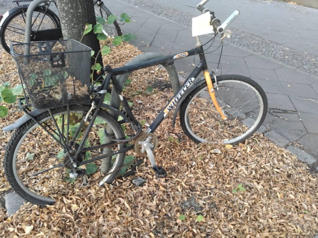 Foto zur Meldung: Abfall - Schrottfahrräder liste