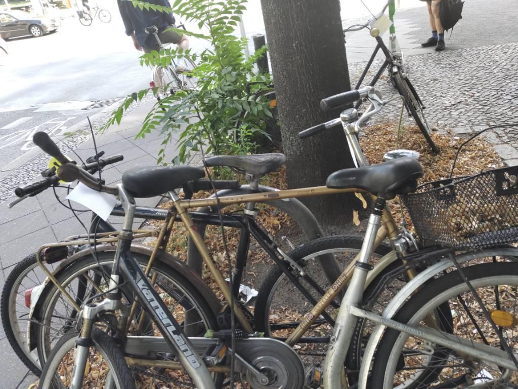 Foto zur Meldung: Abfall - Schrottfahrräder liste