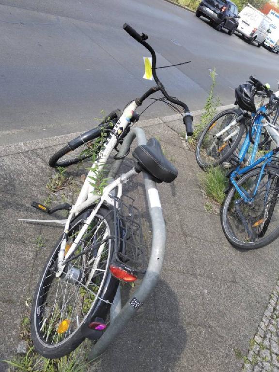 Foto zur Meldung: Abfall - Schrottfahrräder liste