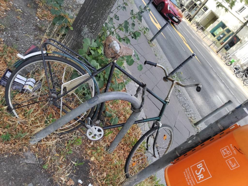 Foto zur Meldung: Abfall - Schrottfahrräder
