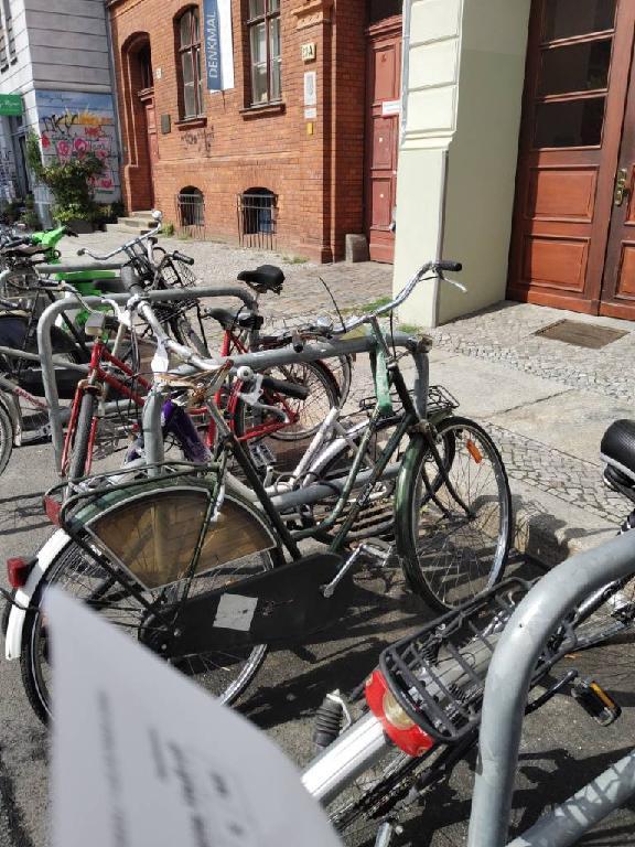 Foto zur Meldung: Abfall - Schrottfahrräder liste