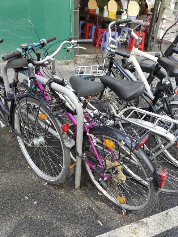 Foto zur Meldung: Abfall - Schrottfahrräder liste