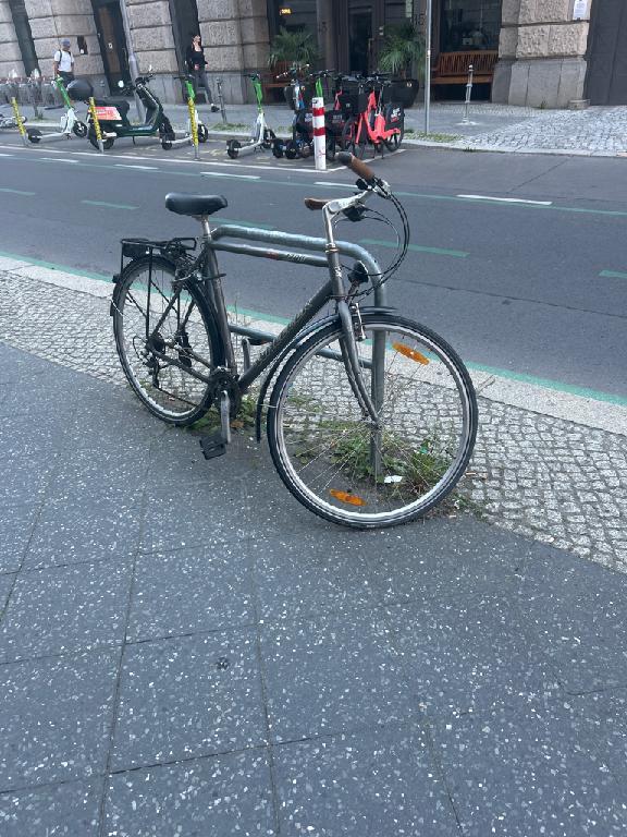 Foto zur Meldung: Abfall - Schrottfahrräder pr.