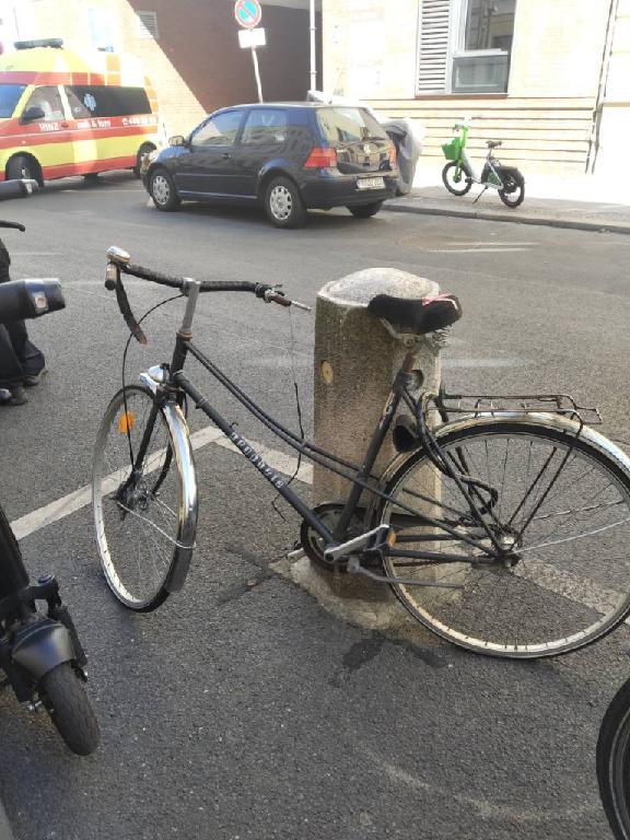 Foto zur Meldung: Abfall - Schrottfahrräder Liste