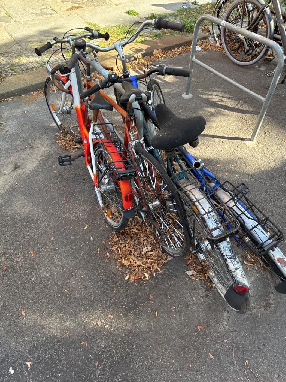 Foto zur Meldung: Abfall - Schrottfahrräder Pr.