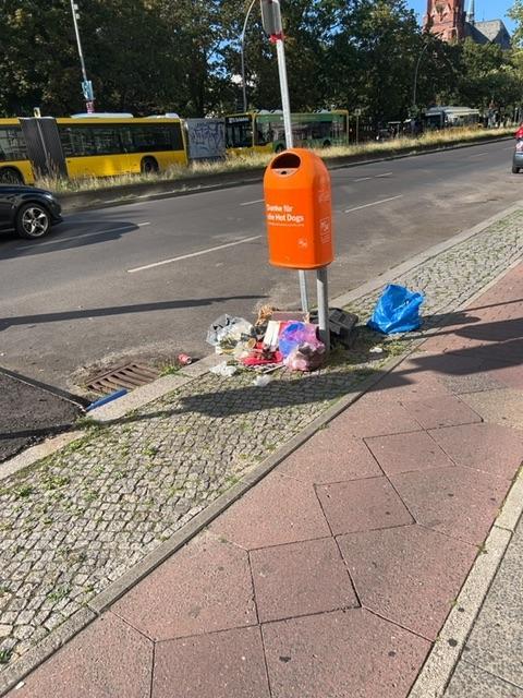 Foto zur Meldung: Abfall - Papierkörbe