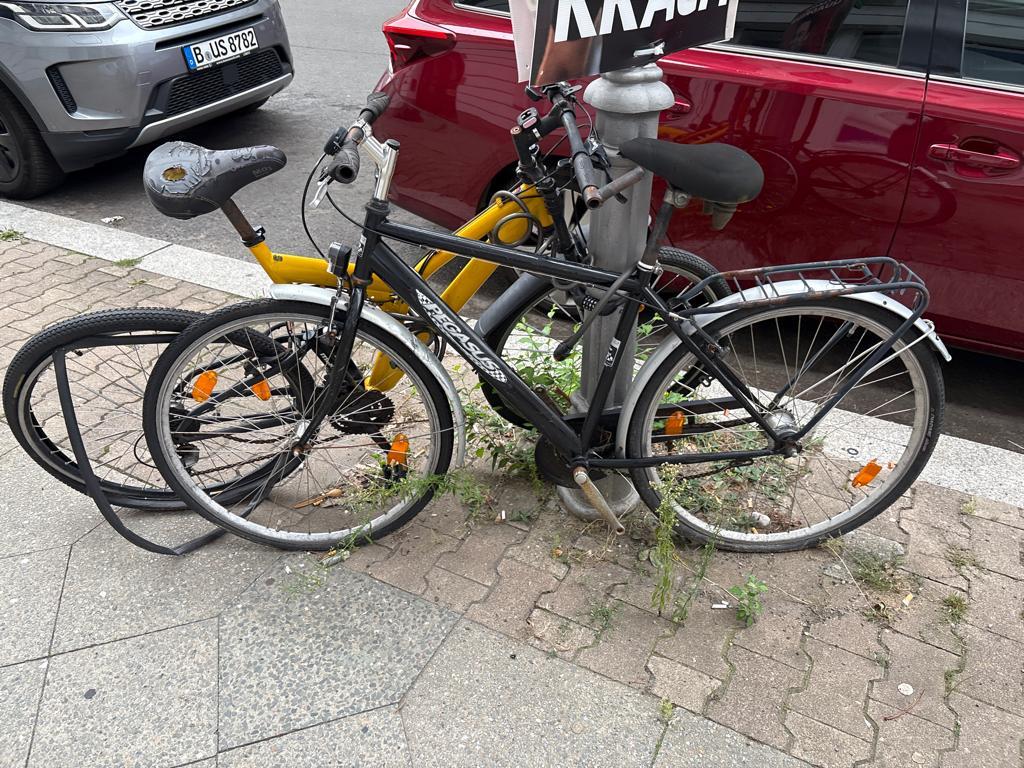 Foto zur Meldung: Abfall - Schrottfahrräder Liste