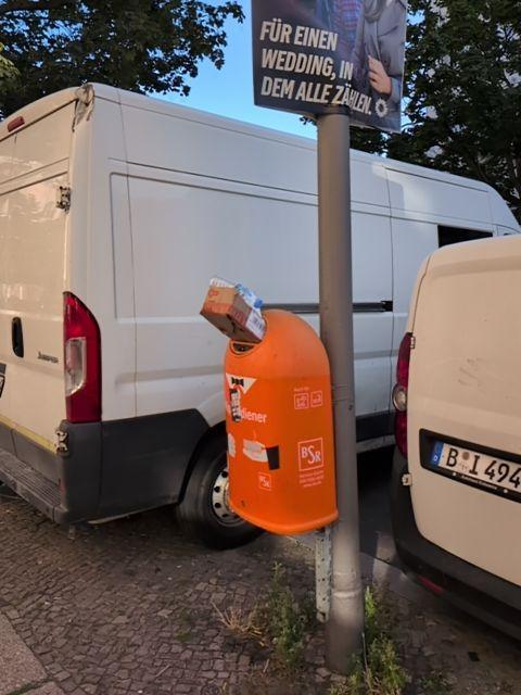 Foto zur Meldung: Abfall - Papierkörbe