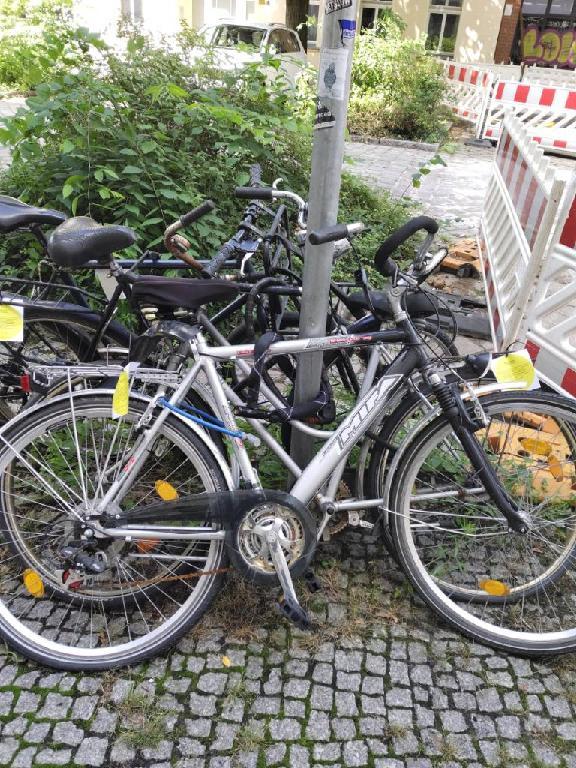 Foto zur Meldung: Abfall - Schrottfahrräder Liste