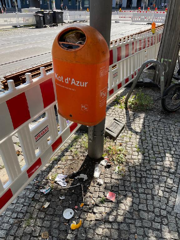 Foto zur Meldung: Abfall - Papierkörbe