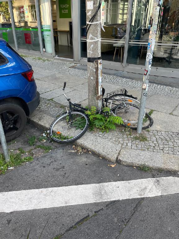 Foto zur Meldung: Abfall - Schrottfahrräder pr