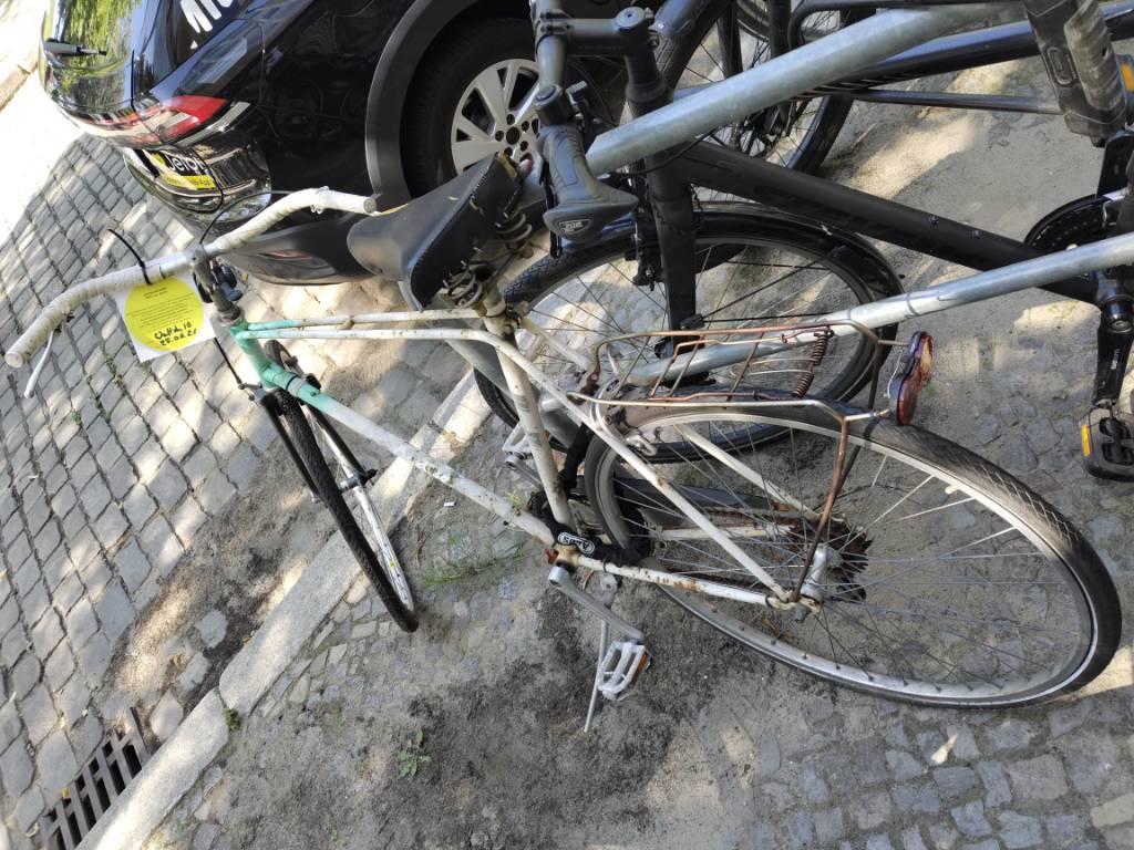 Foto zur Meldung: Abfall - Schrottfahrräder liste