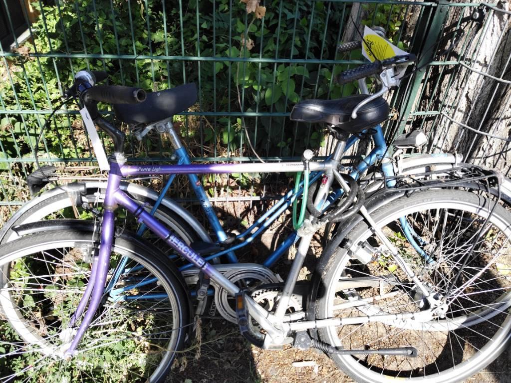 Foto zur Meldung: Abfall - Schrottfahrräder liste