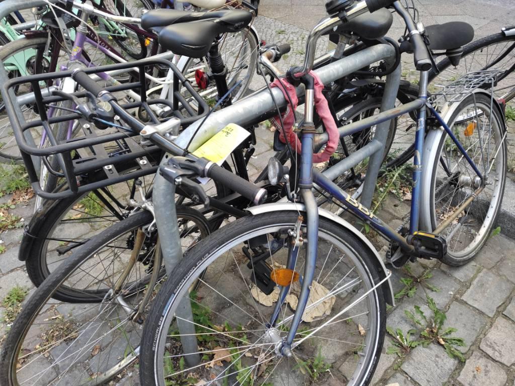 Foto zur Meldung: Abfall - Schrottfahrräder liste