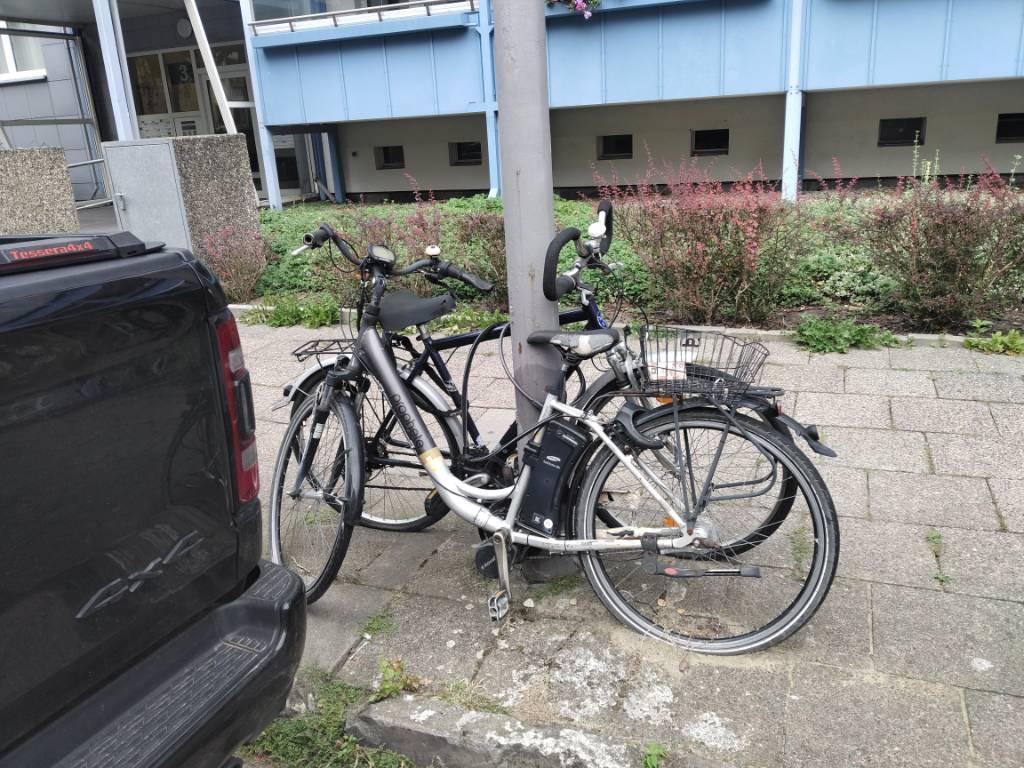 Foto zur Meldung: Abfall - Schrottfahrräder liste