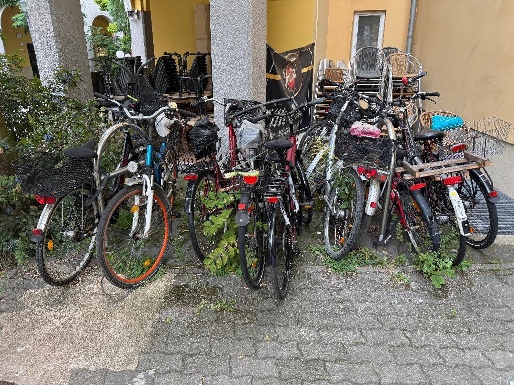 Foto zur Meldung: Abfall - Schrottfahrräder Pr