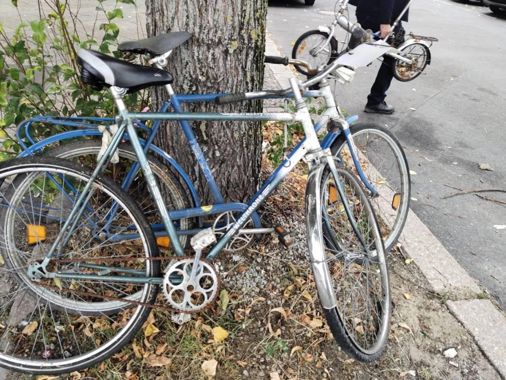 Foto zur Meldung: Abfall - Schrottfahrräder Liste